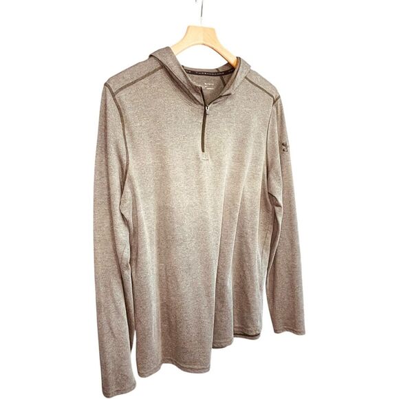 Under Armour HeatGear 1/4 Zip Pullover Hooded Sweatshirt - Picture 4 of 9